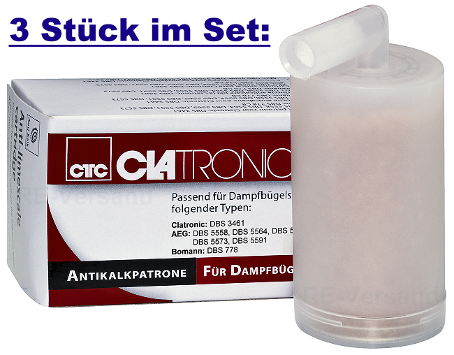 6x Antikalk-Patrone Clatronic Bomann AEG DBS 3461 778 5558 5564 5565 5573 5591